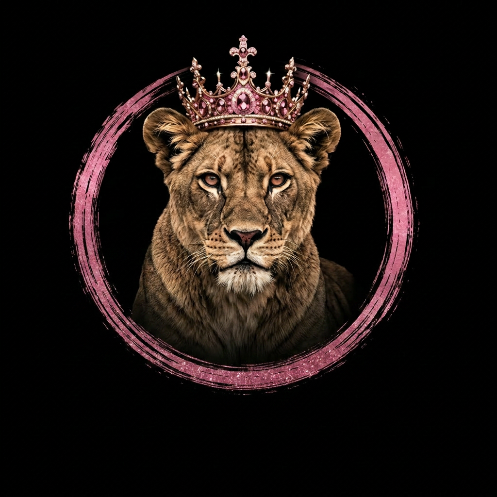 Crowned lioness logo